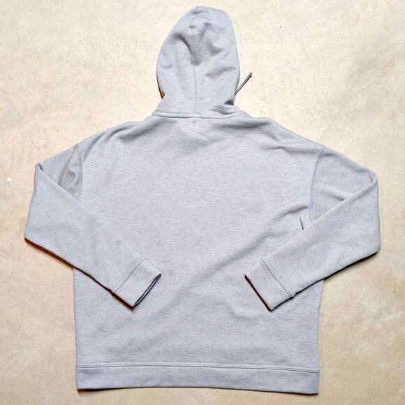 Nobull Gray Performance Fitness Gym Workout Hoodie Sweatshirt - Size Medium - Picture 4 of 8